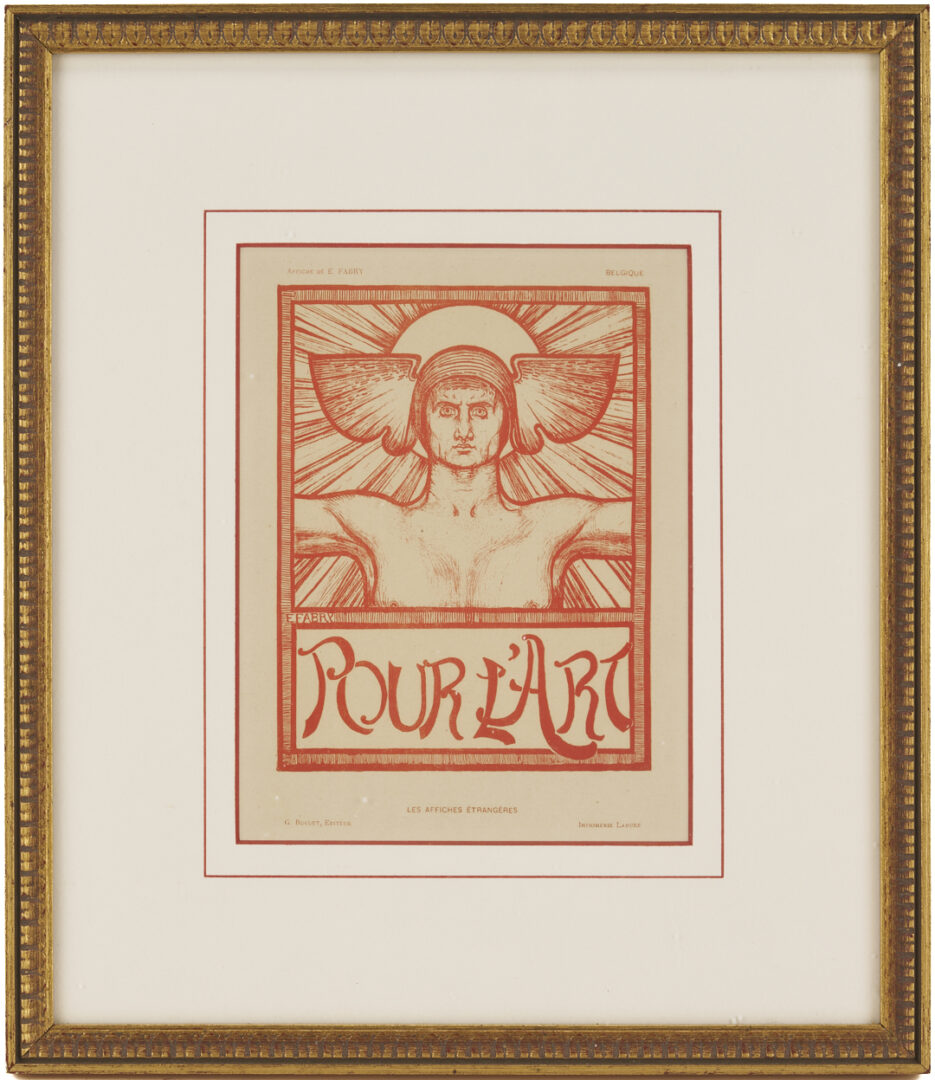 Lot 1305: 6 Art Nouveau Prints Incl. Ricordi Portfolio, Maitres de l’Affiche