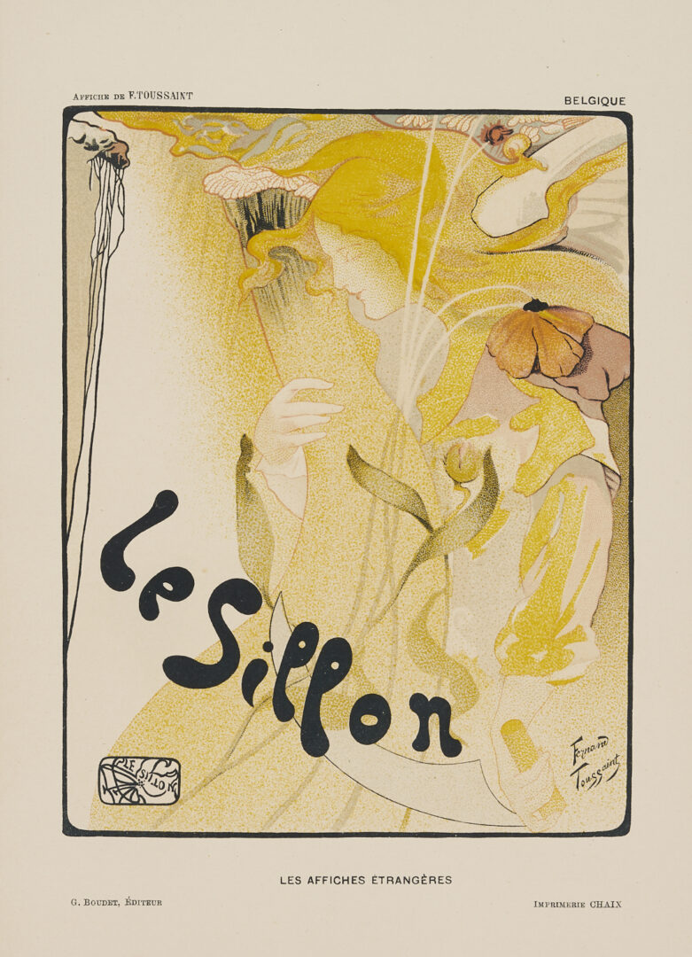 Lot 1305: 6 Art Nouveau Prints Incl. Ricordi Portfolio, Maitres de l’Affiche