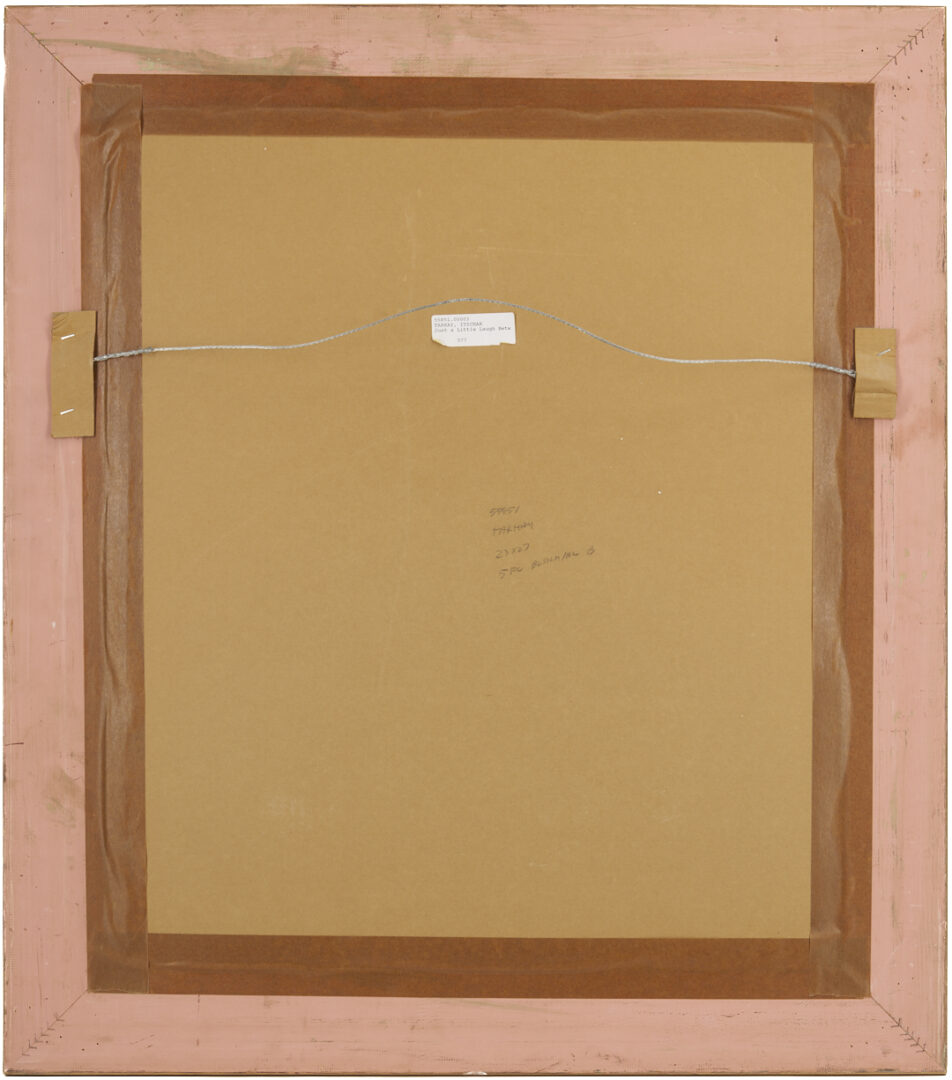 Lot 1309: Itzchak Tarkay W/C Painting, Just a Little Laugh Between Us