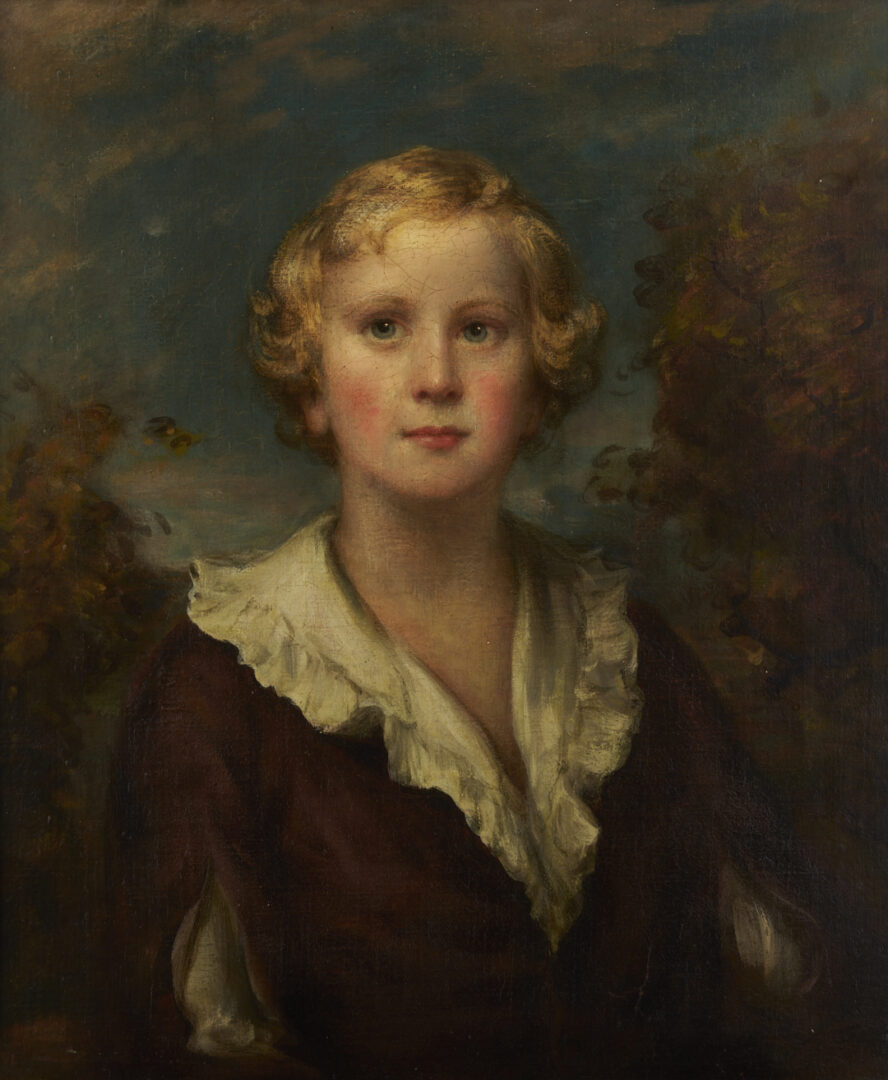 Lot 130: English School, 18th Century Portrait of a Boy