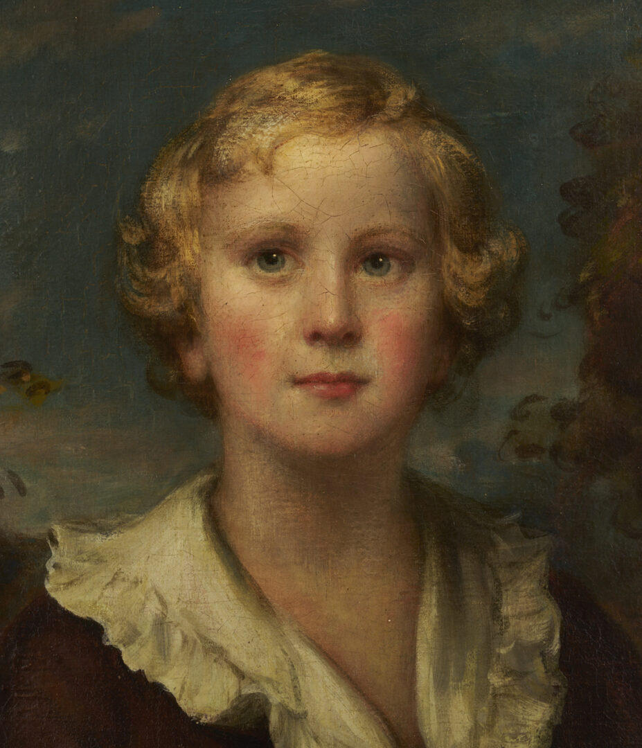 Lot 130: English School, 18th Century Portrait of a Boy