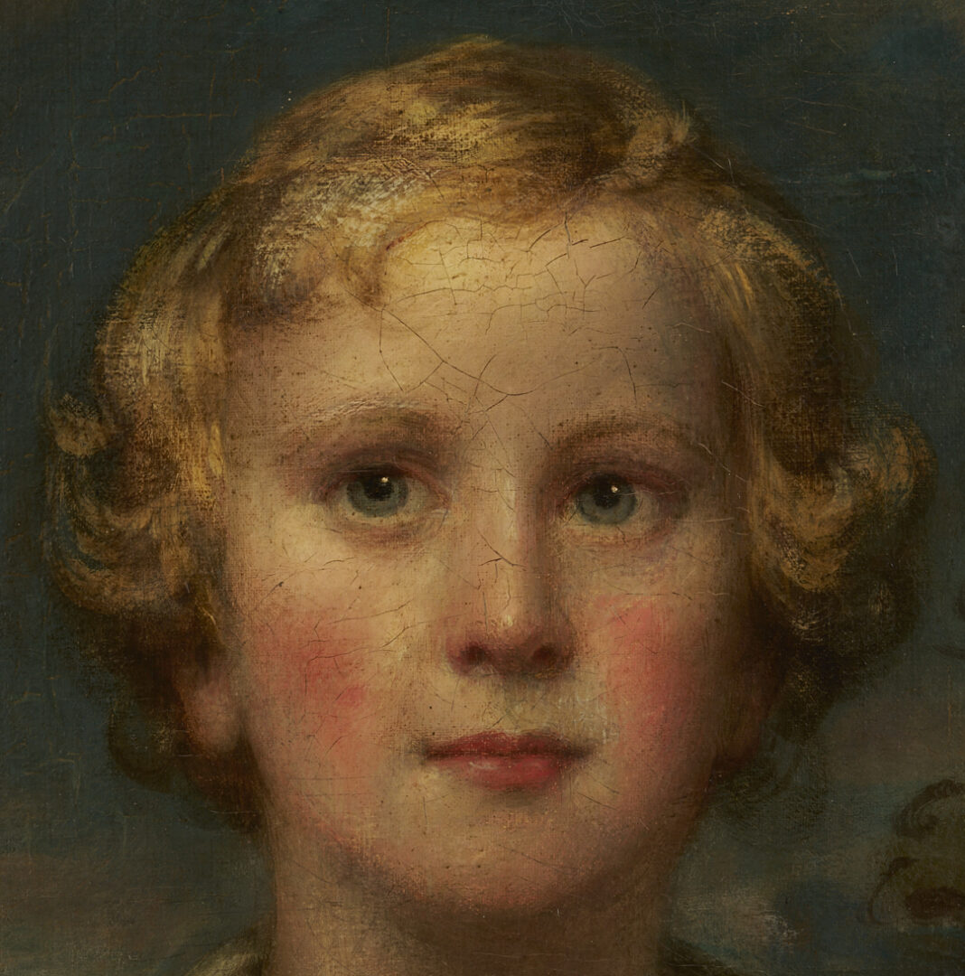 Lot 130: English School, 18th Century Portrait of a Boy