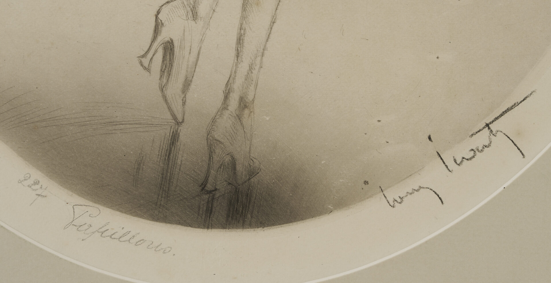 Lot 1310: 2 Louis Icart Etchings, Papillion AKA String of Beads & Tsar