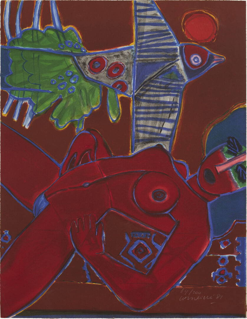 Lot 1316: 2 Corneille Lithographs w/ Nudes, Image D’Un Ete & Divan Blu