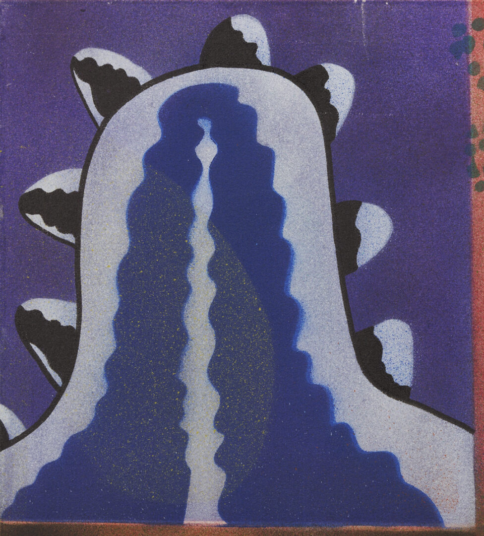 Lot 1319: Donald H. Evans Painting – Untitled (#6), 1970