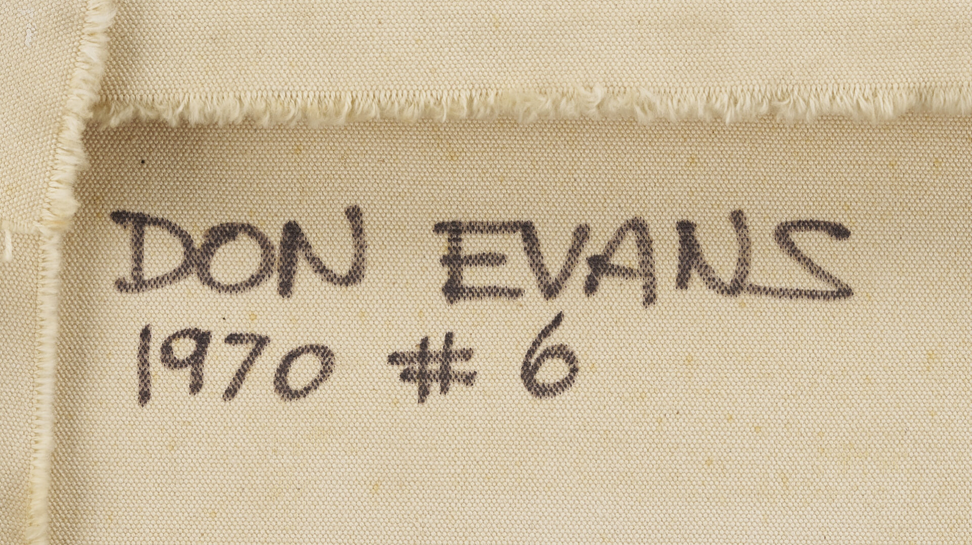 Lot 1319: Donald H. Evans Painting – Untitled (#6), 1970