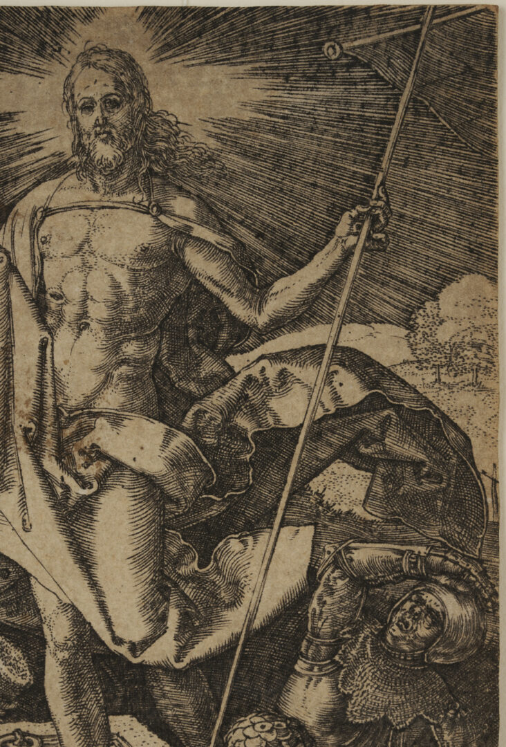 Lot 135: Durer Engraving, The Resurrection from the Engraved Passion