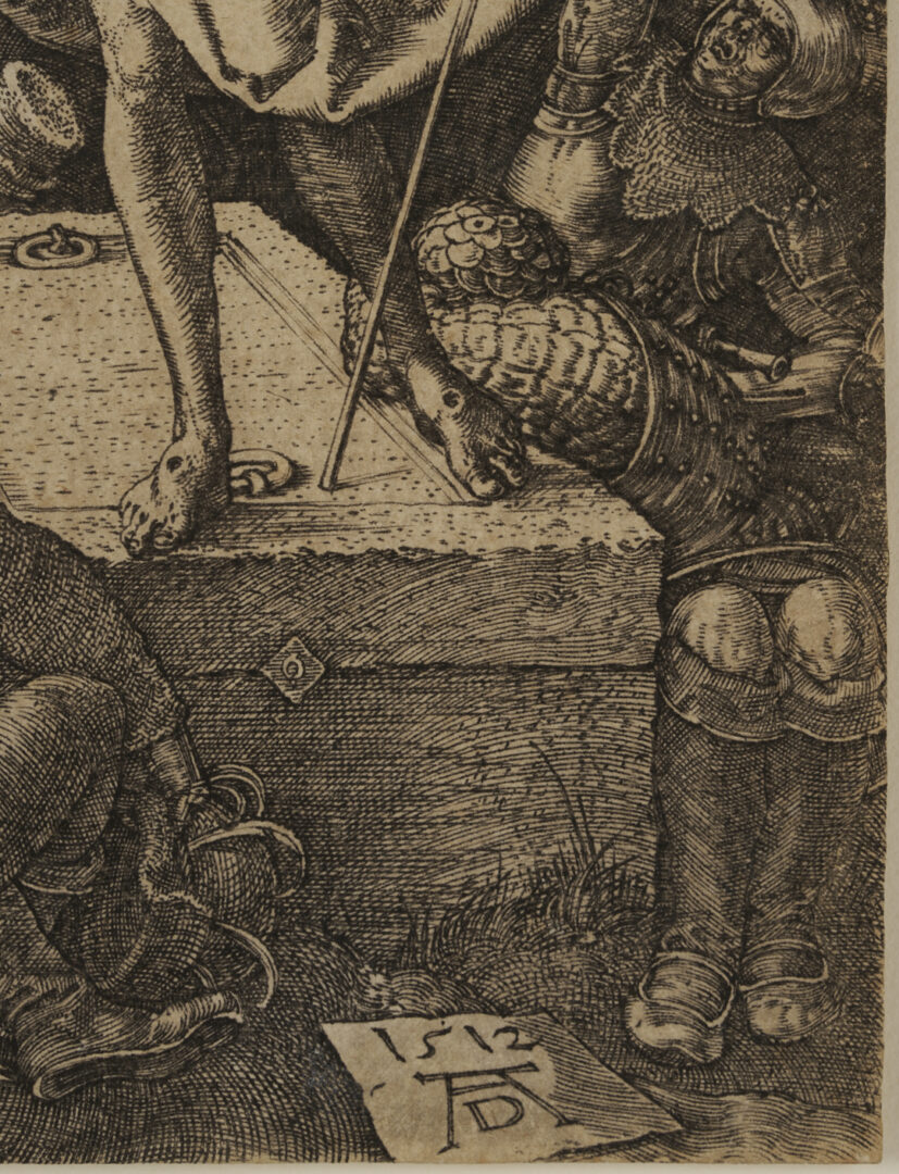 Lot 135: Durer Engraving, The Resurrection from the Engraved Passion