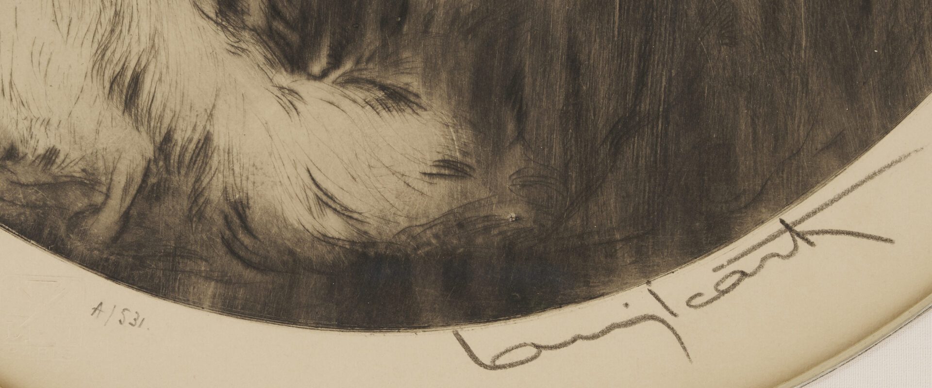 Lot 140: Louis Icart Signed Etching, Bubbles