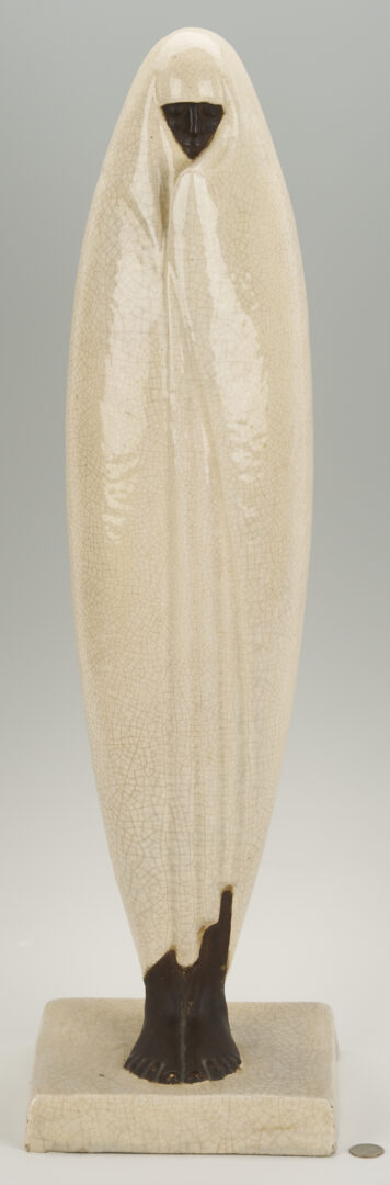 Lot 143: Celine Lepage “Moroccan Woman” Ceramic Sculpture
