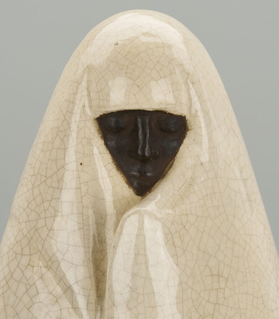 Lot 143: Celine Lepage “Moroccan Woman” Ceramic Sculpture