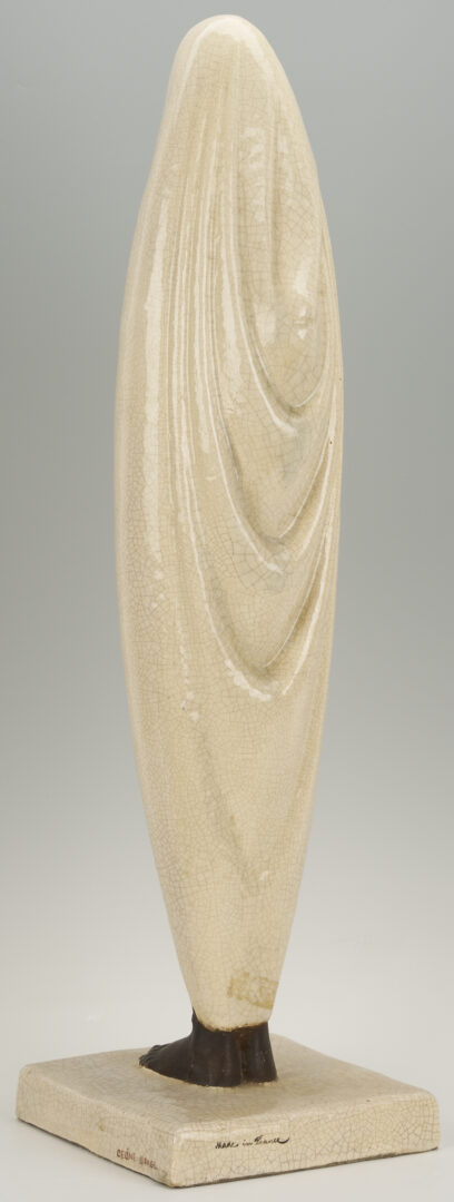 Lot 143: Celine Lepage “Moroccan Woman” Ceramic Sculpture