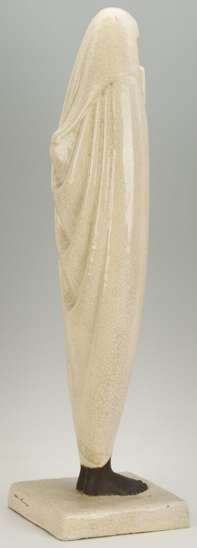 Lot 143: Celine Lepage “Moroccan Woman” Ceramic Sculpture