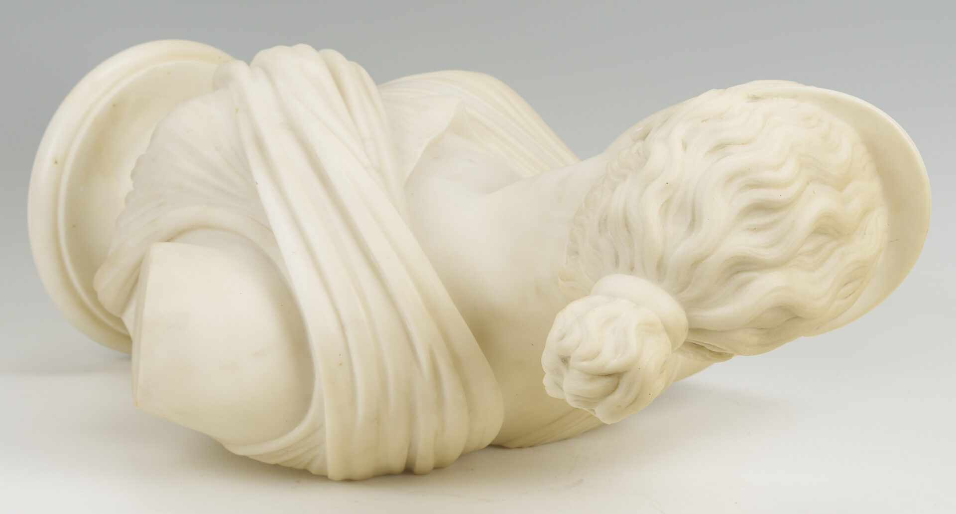 Lot 146: Large Pietro Bazzanti Marble Bust of Diana