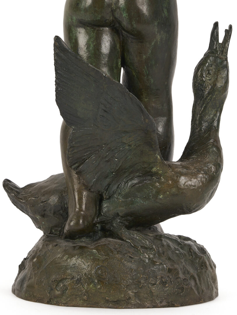 Lot 148: Edward Berge Bronze Fountain, Duck Mother