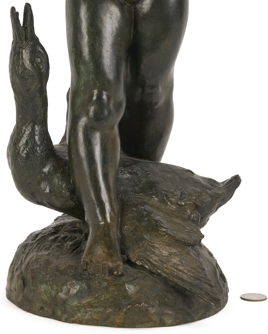 Lot 148: Edward Berge Bronze Fountain, Duck Mother