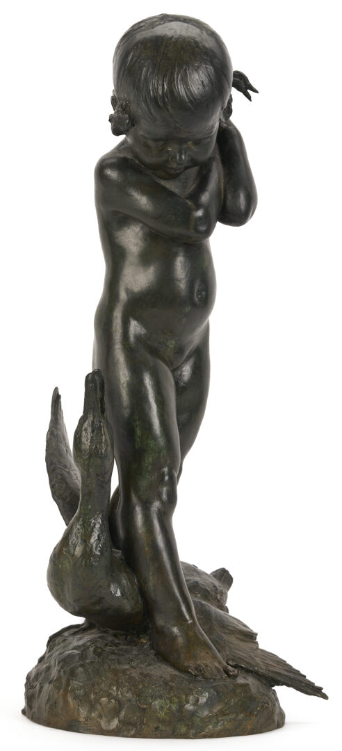 Lot 148: Edward Berge Bronze Fountain, Duck Mother