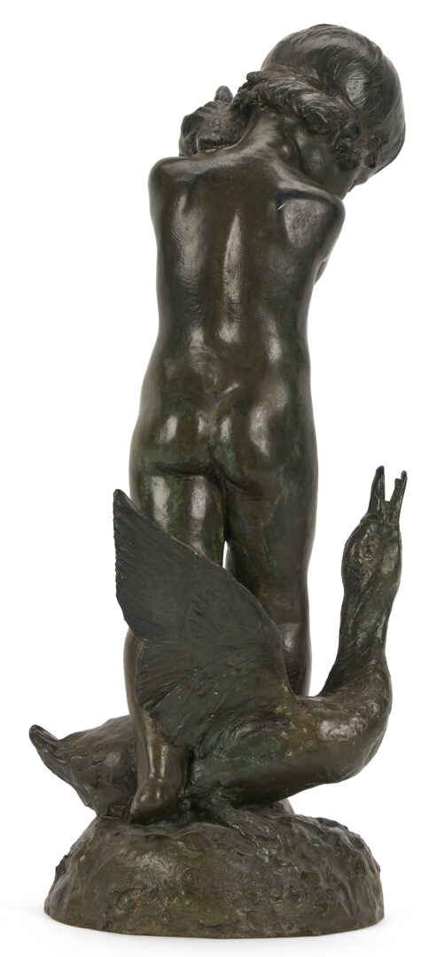 Lot 148: Edward Berge Bronze Fountain, Duck Mother
