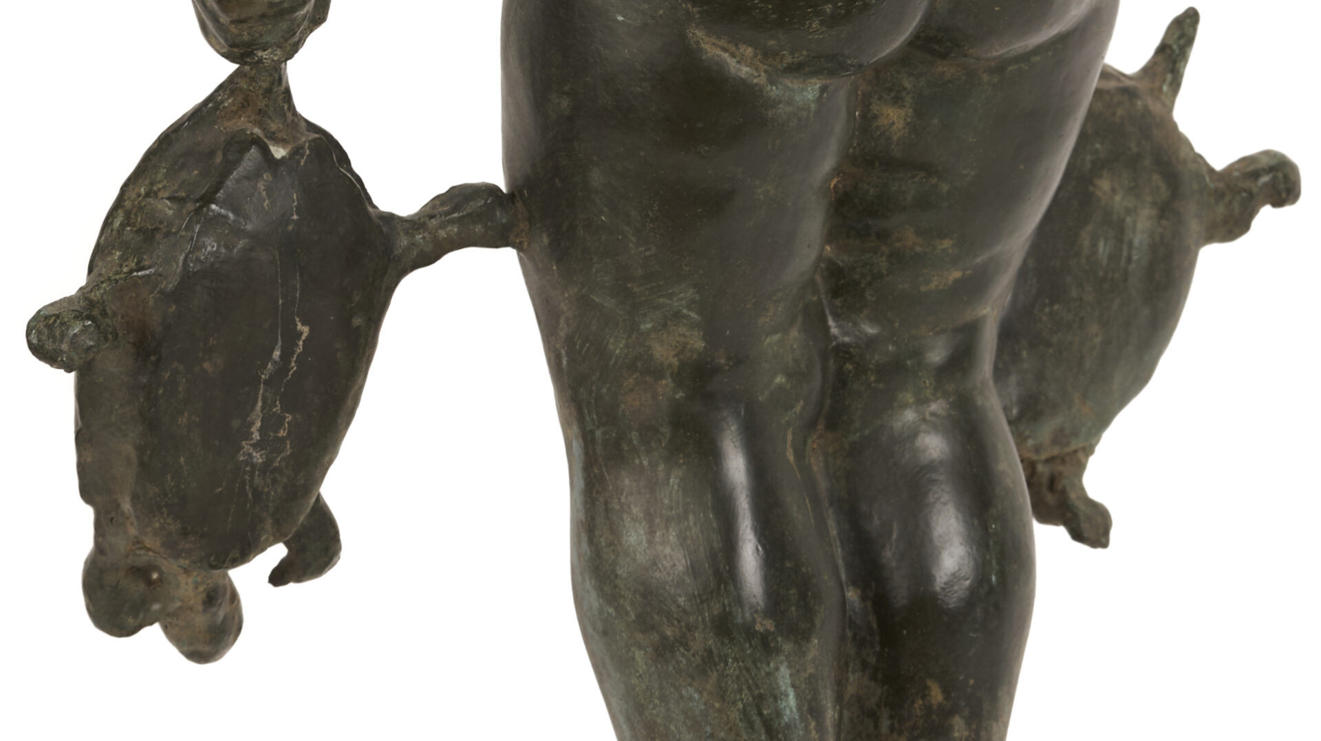 Lot 149: Edith Parsons Bronze Garden Fountain, Turtle Baby