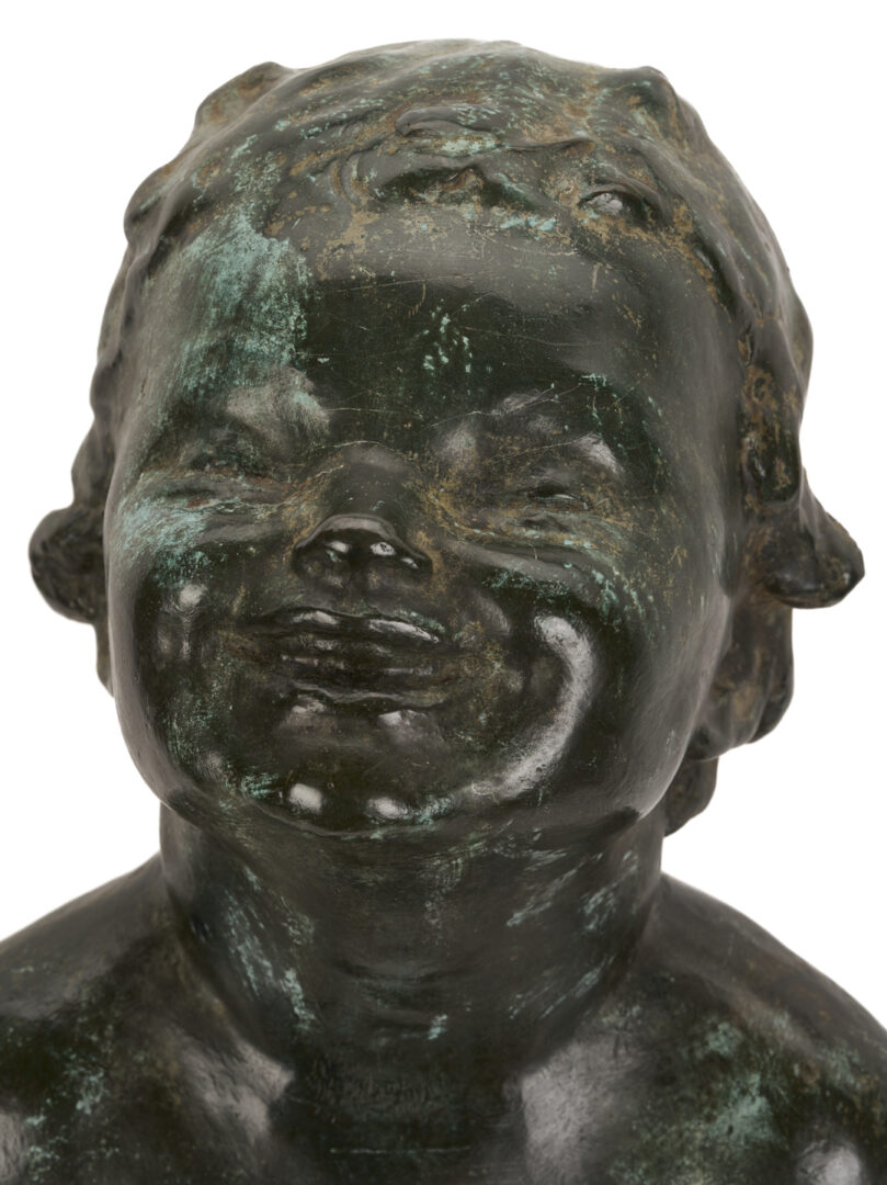 Lot 149: Edith Parsons Bronze Garden Fountain, Turtle Baby