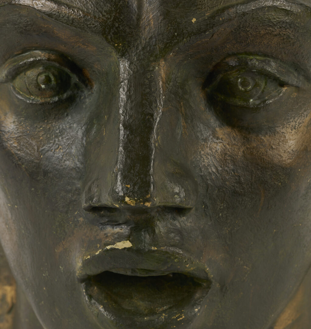 Lot 150: Wheeler Williams Plaster Sculpture of a Head