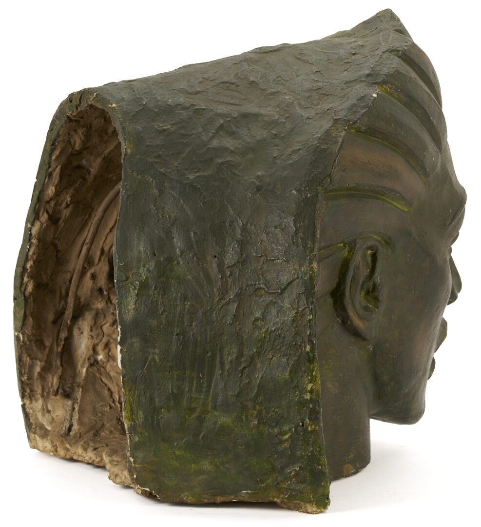 Lot 150: Wheeler Williams Plaster Sculpture of a Head