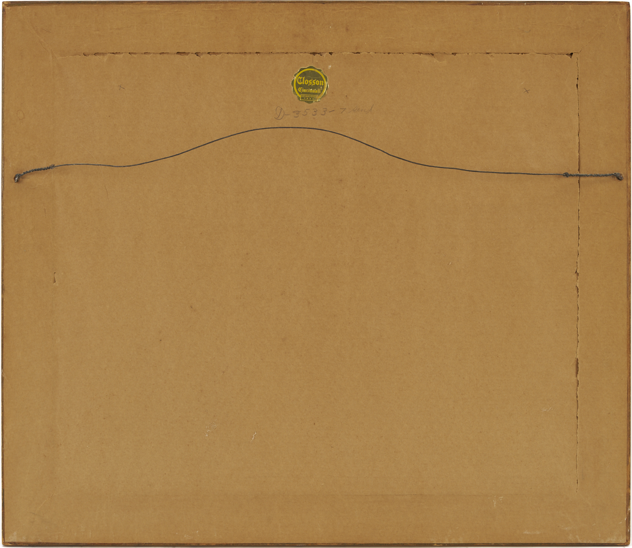 Lot 154: John Rettig O/B Harbor Scene, Yacht Races