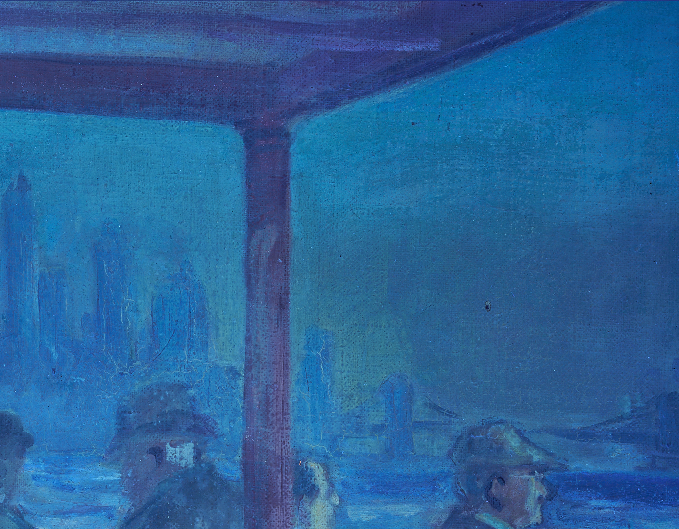 Lot 155: Cecil Bell O/C, Passing Ships – Queen Mary