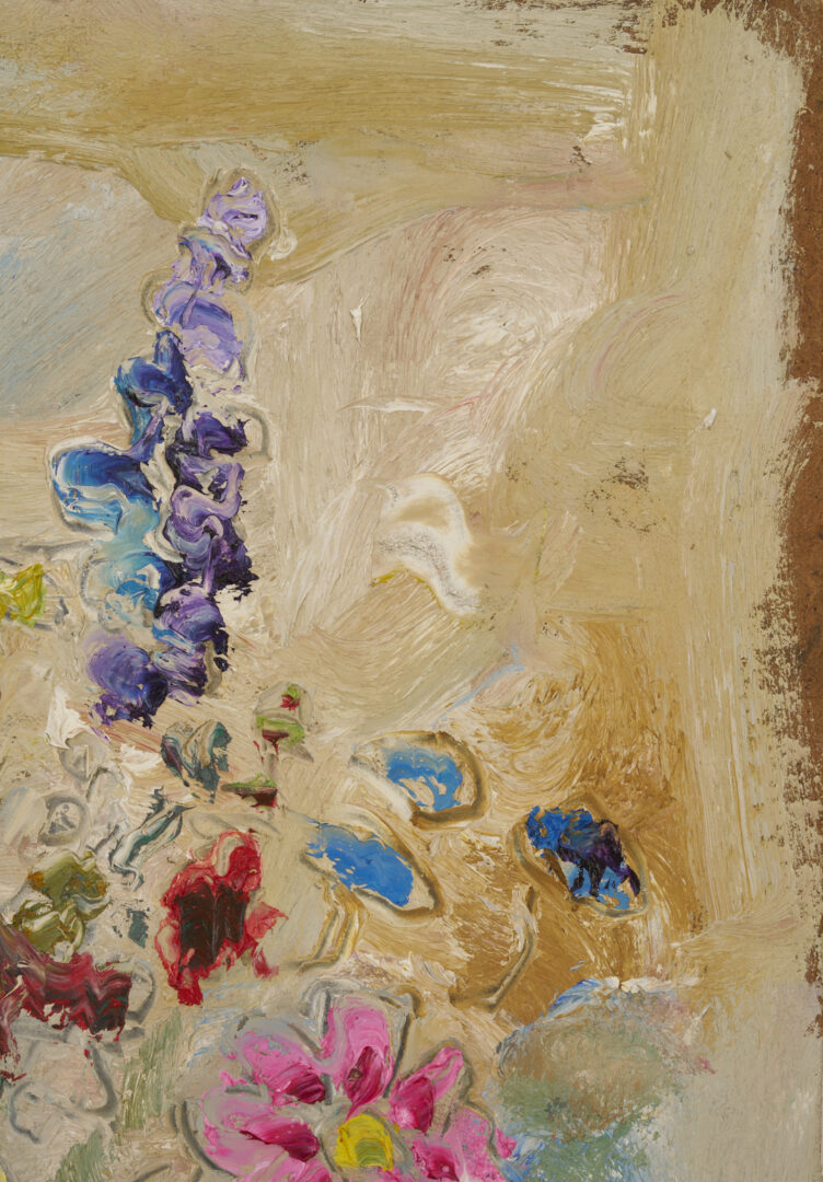 Lot 157: Sterling Strauser Floral Still Life Painting, 22 x 18 in.