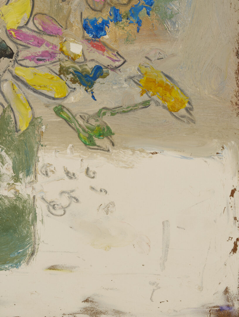 Lot 157: Sterling Strauser Floral Still Life Painting, 22 x 18 in.