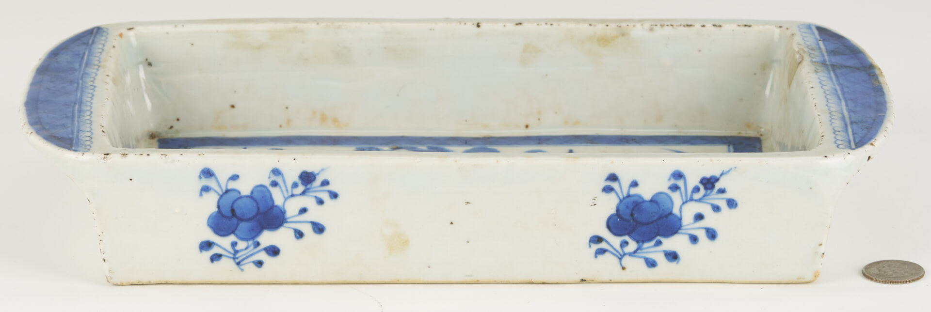 Lot 15: Large Chinese Canton Punch Bowl plus Bulb Dish