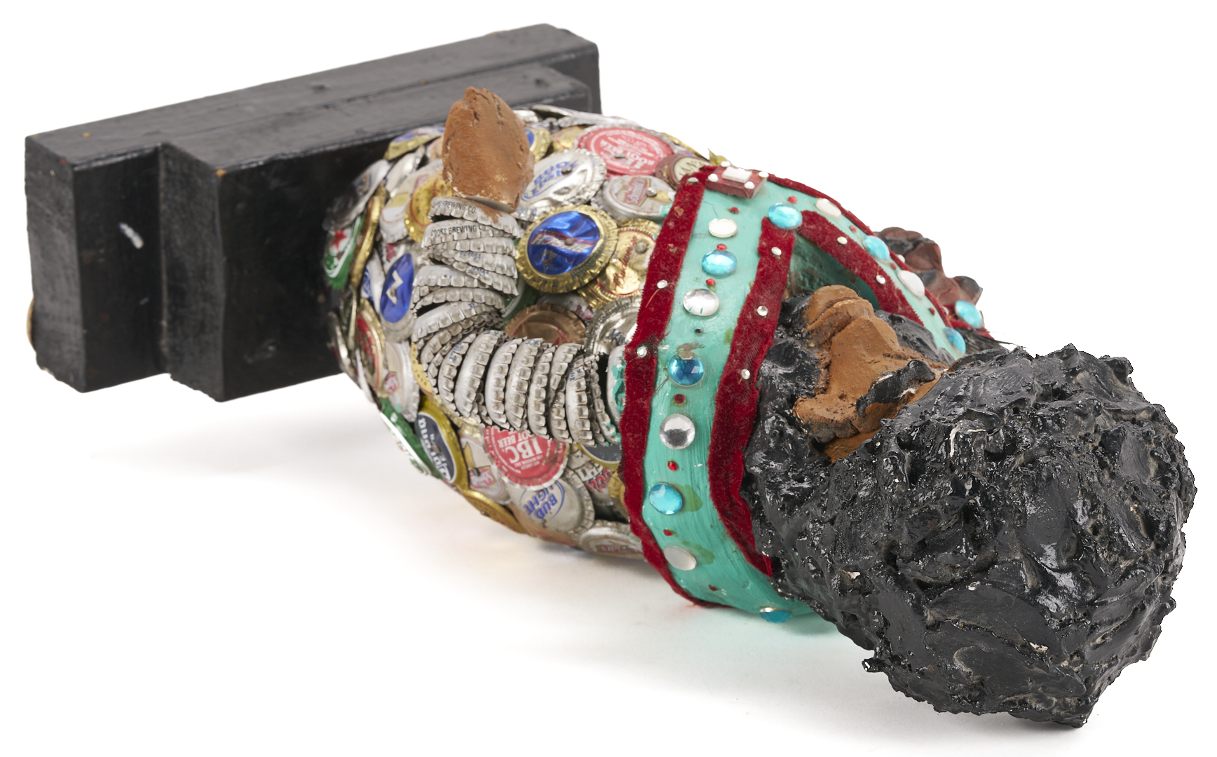 Lot 163: Gregory Warmack Mr. Imagination Sculpture, Self Portrait