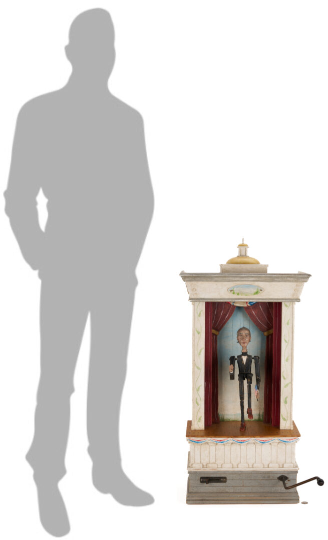 Lot 167: Tom Haney Automaton Sculpture, James K. Polk/They Might Be Giants