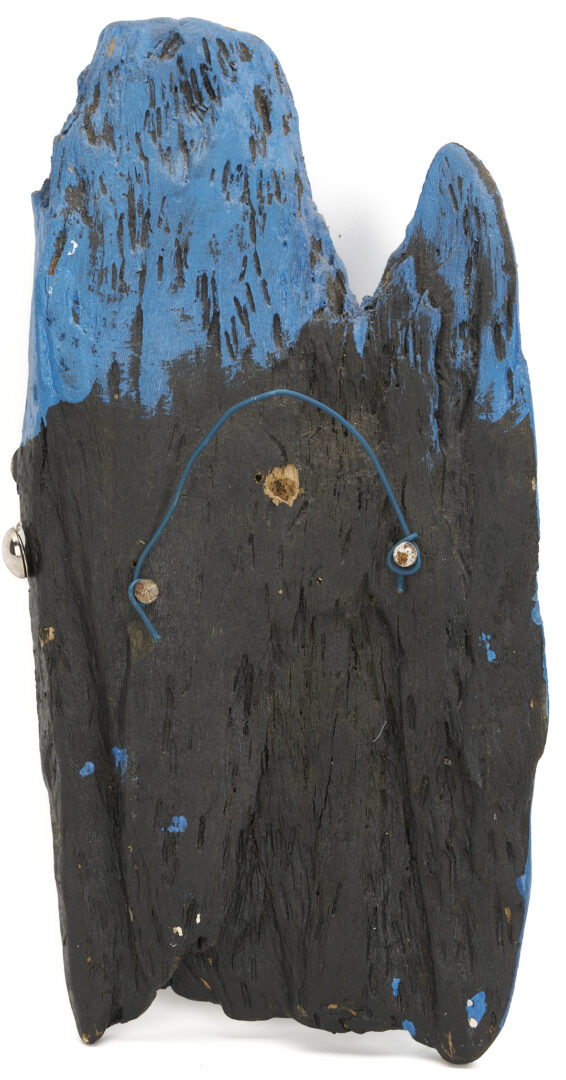 Lot 169: 2 Bessie Harvey Masks, Outsider Art