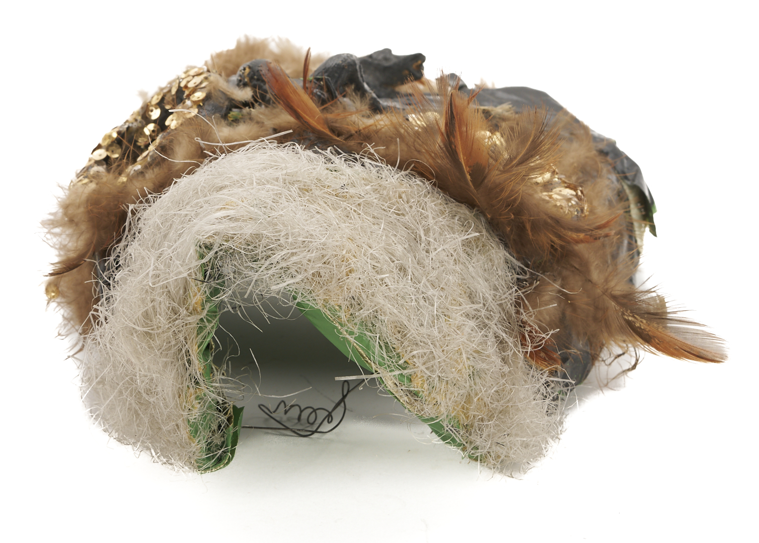 Lot 169: 2 Bessie Harvey Masks, Outsider Art