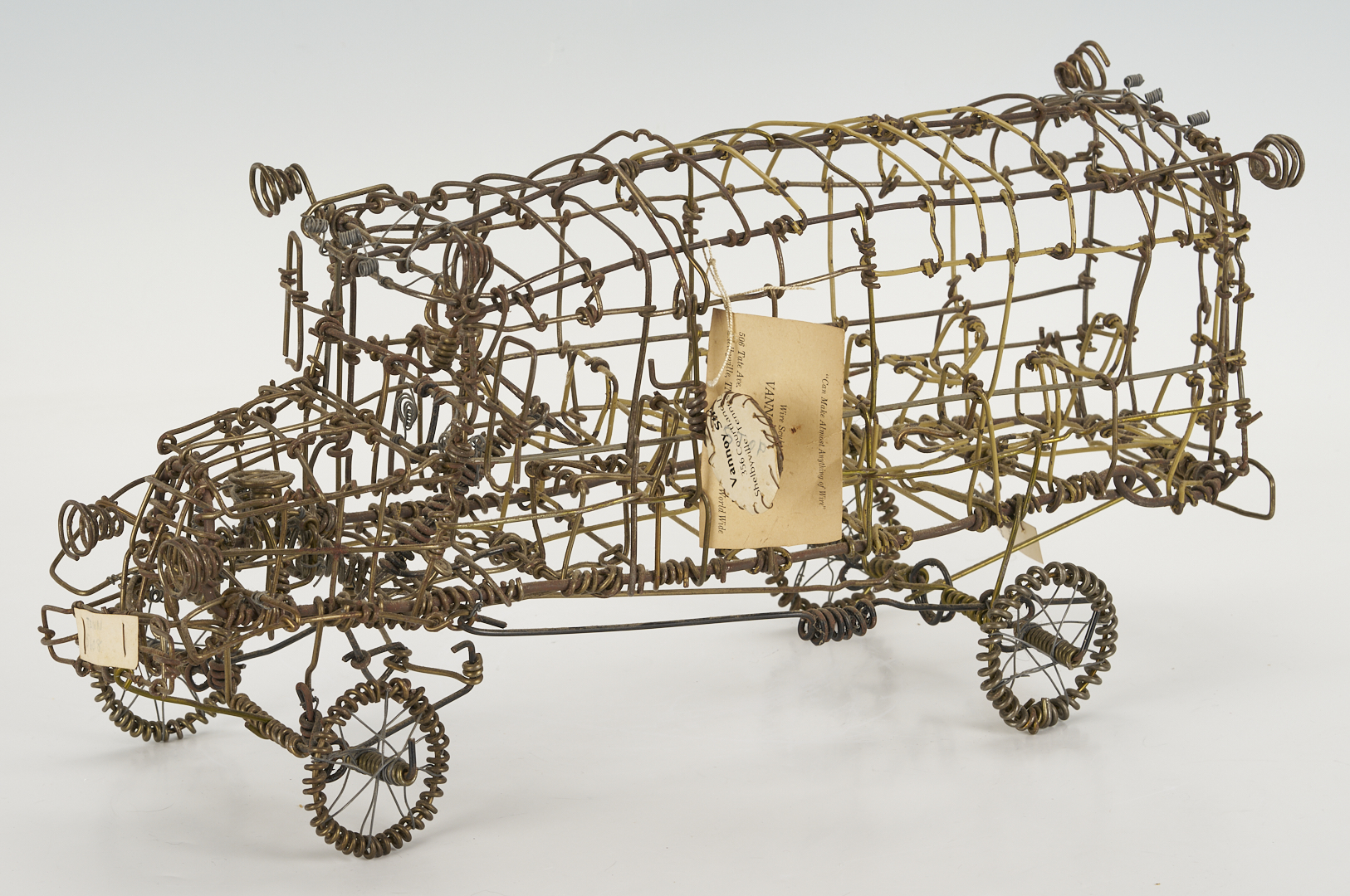 Lot 171: Vannoy Streeter Folk Art School Bus, Articulated