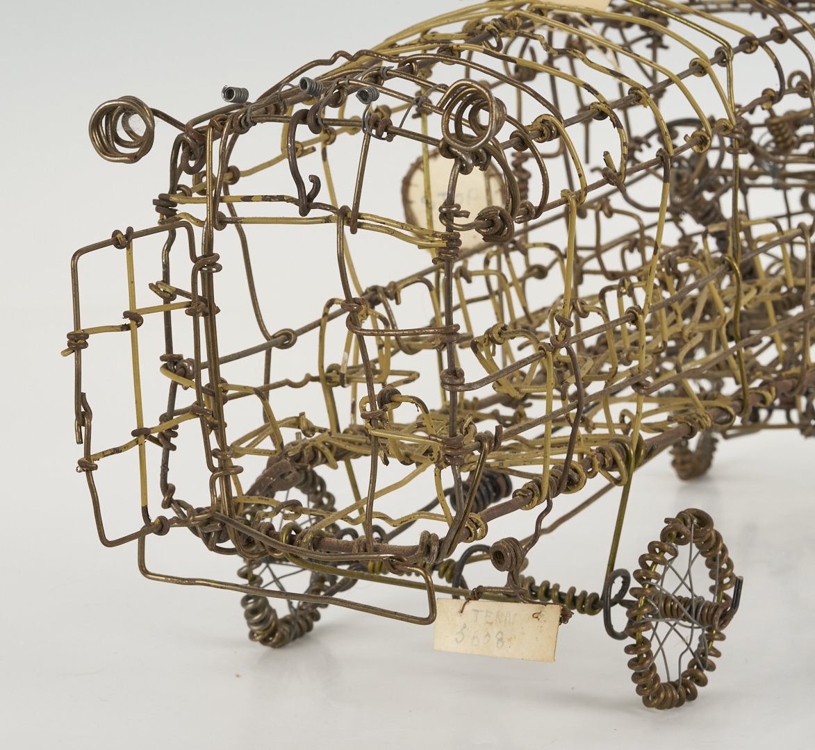 Lot 171: Vannoy Streeter Folk Art School Bus, Articulated