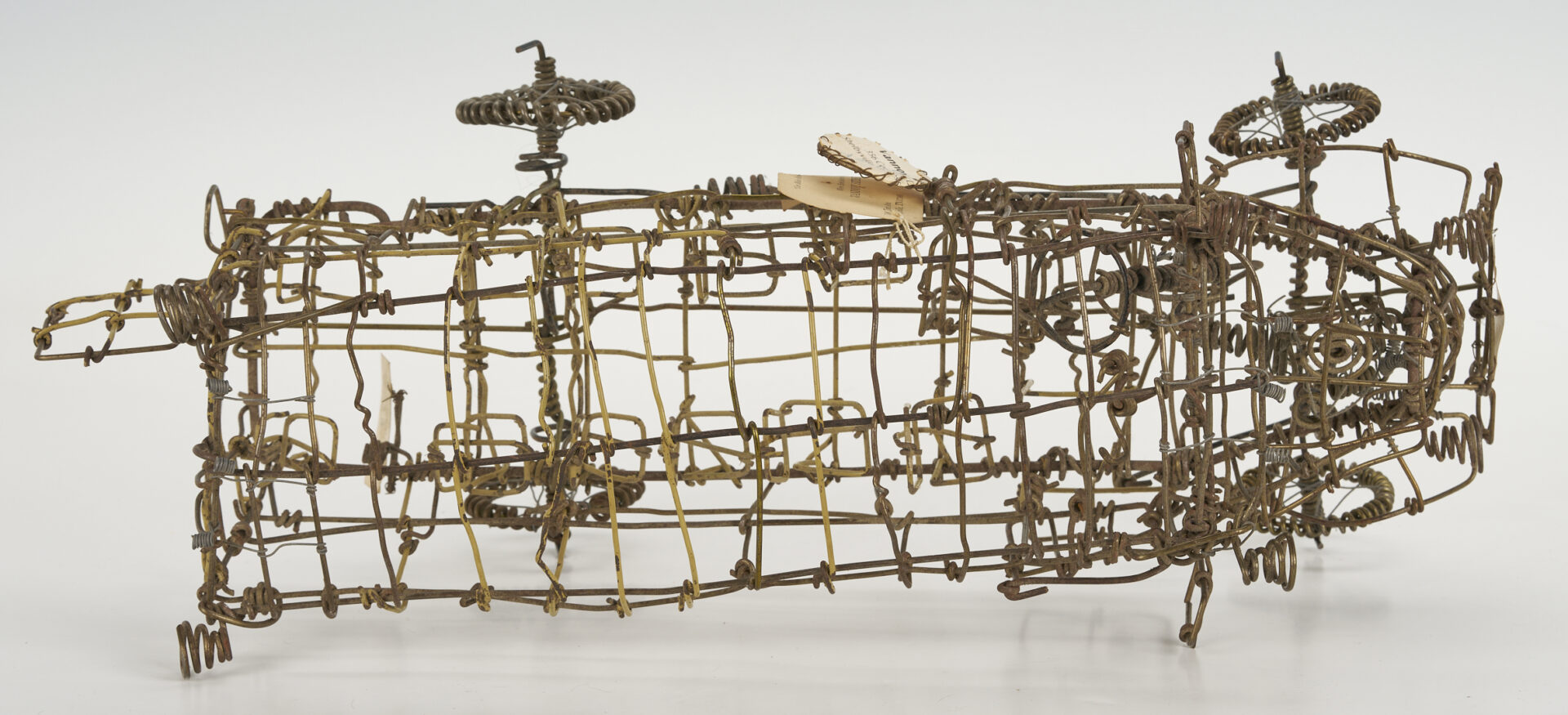 Lot 171: Vannoy Streeter Folk Art School Bus, Articulated