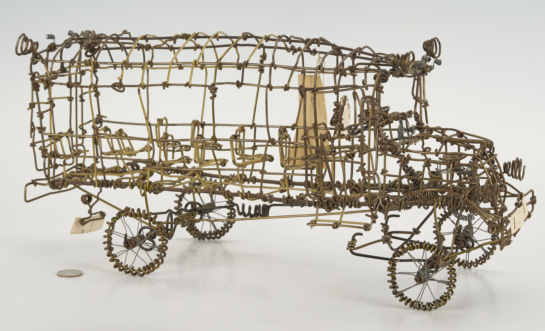Lot 171: Vannoy Streeter Folk Art School Bus, Articulated