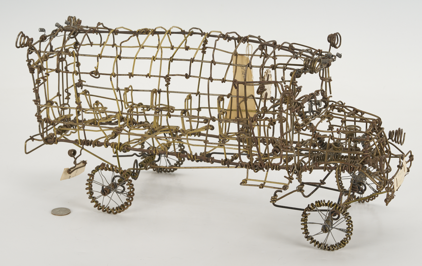 Lot 171: Vannoy Streeter Folk Art School Bus, Articulated