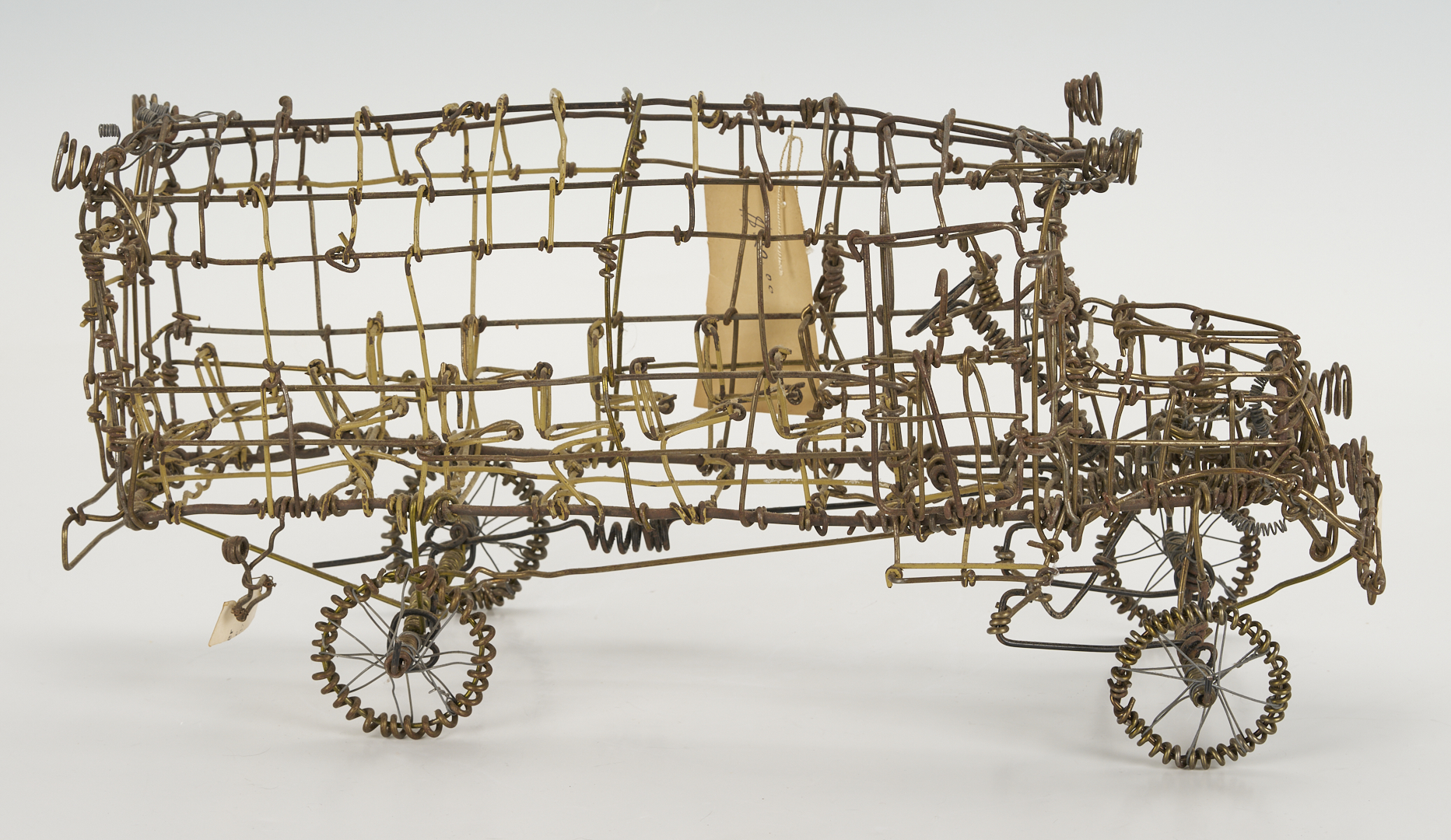 Lot 171: Vannoy Streeter Folk Art School Bus, Articulated
