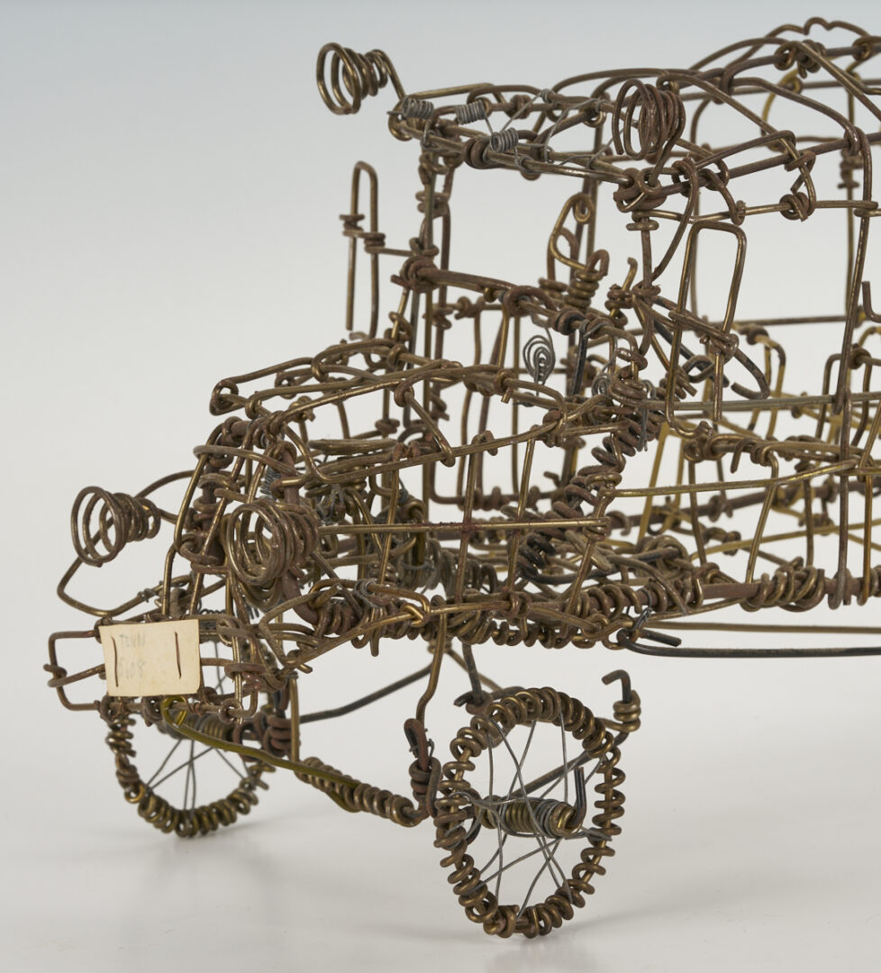 Lot 171: Vannoy Streeter Folk Art School Bus, Articulated