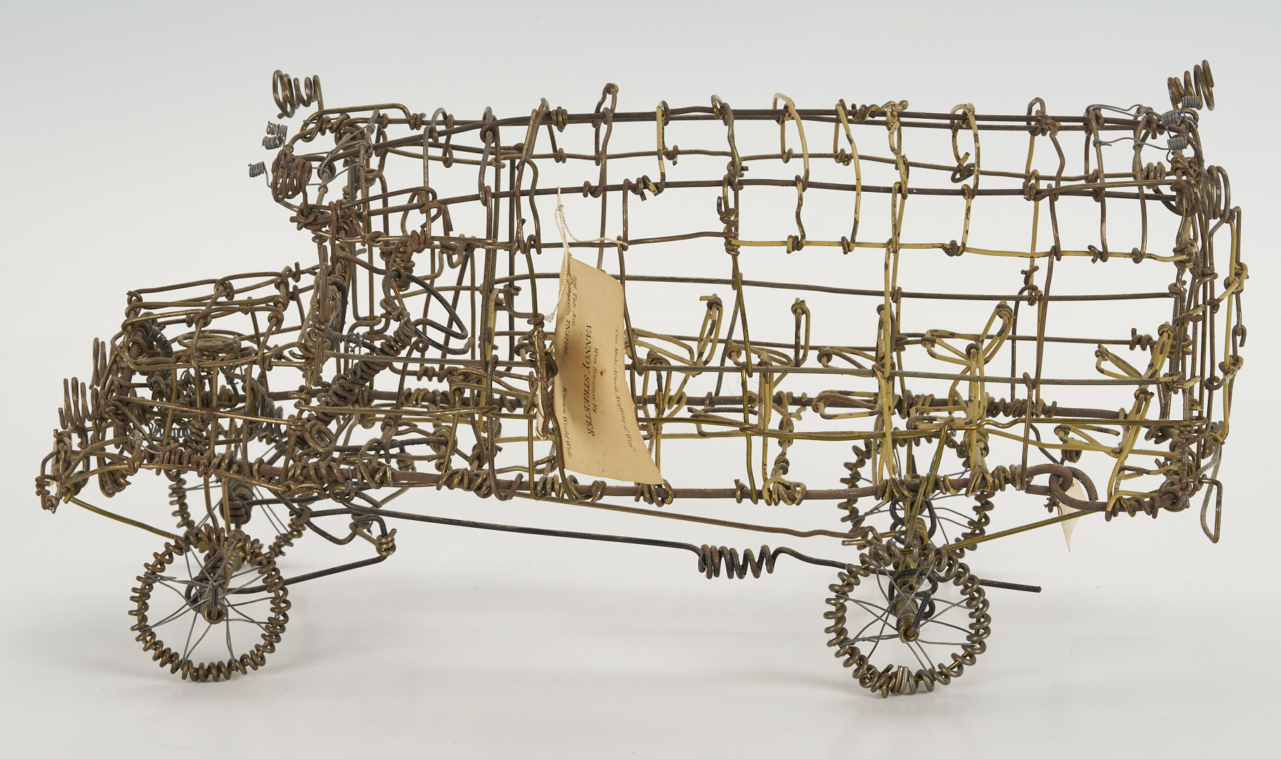 Lot 171: Vannoy Streeter Folk Art School Bus, Articulated