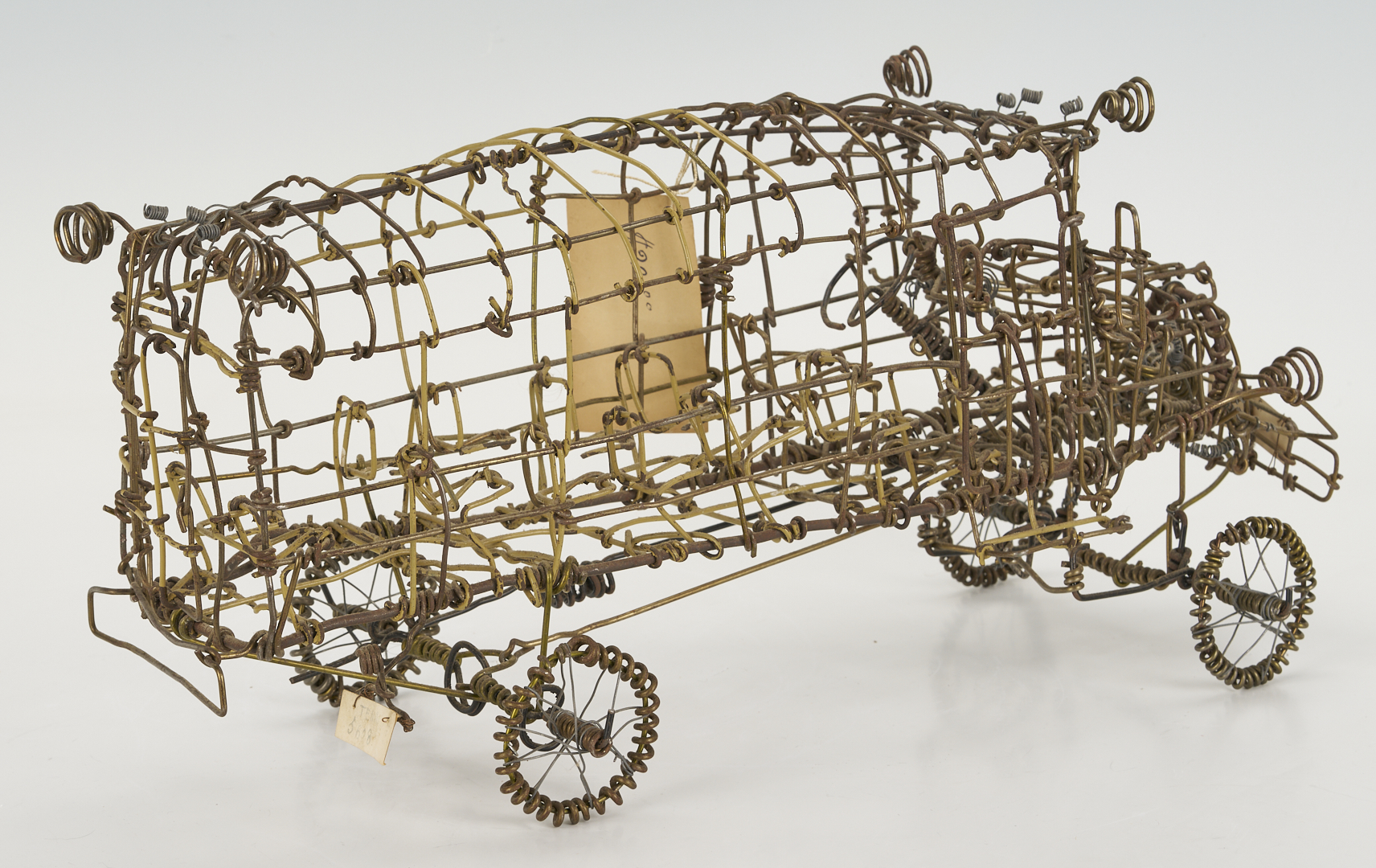 Lot 171: Vannoy Streeter Folk Art School Bus, Articulated