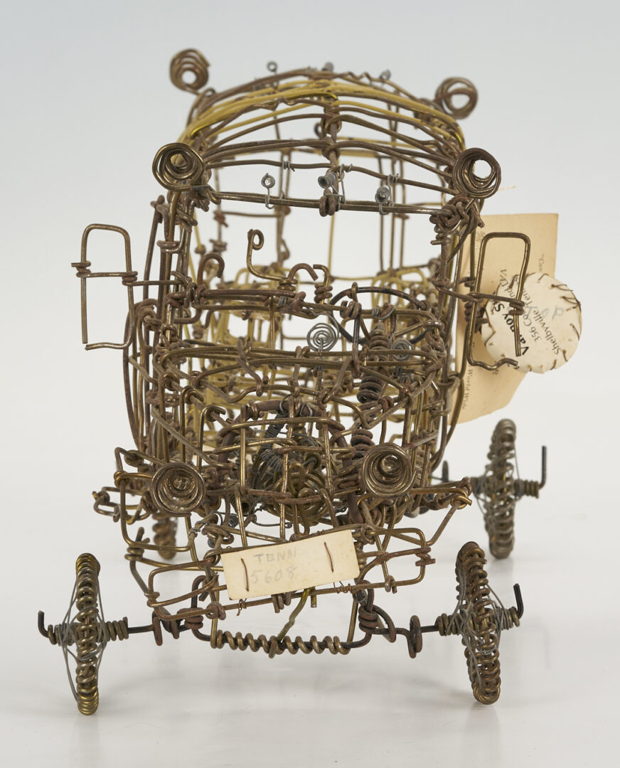 Lot 171: Vannoy Streeter Folk Art School Bus, Articulated