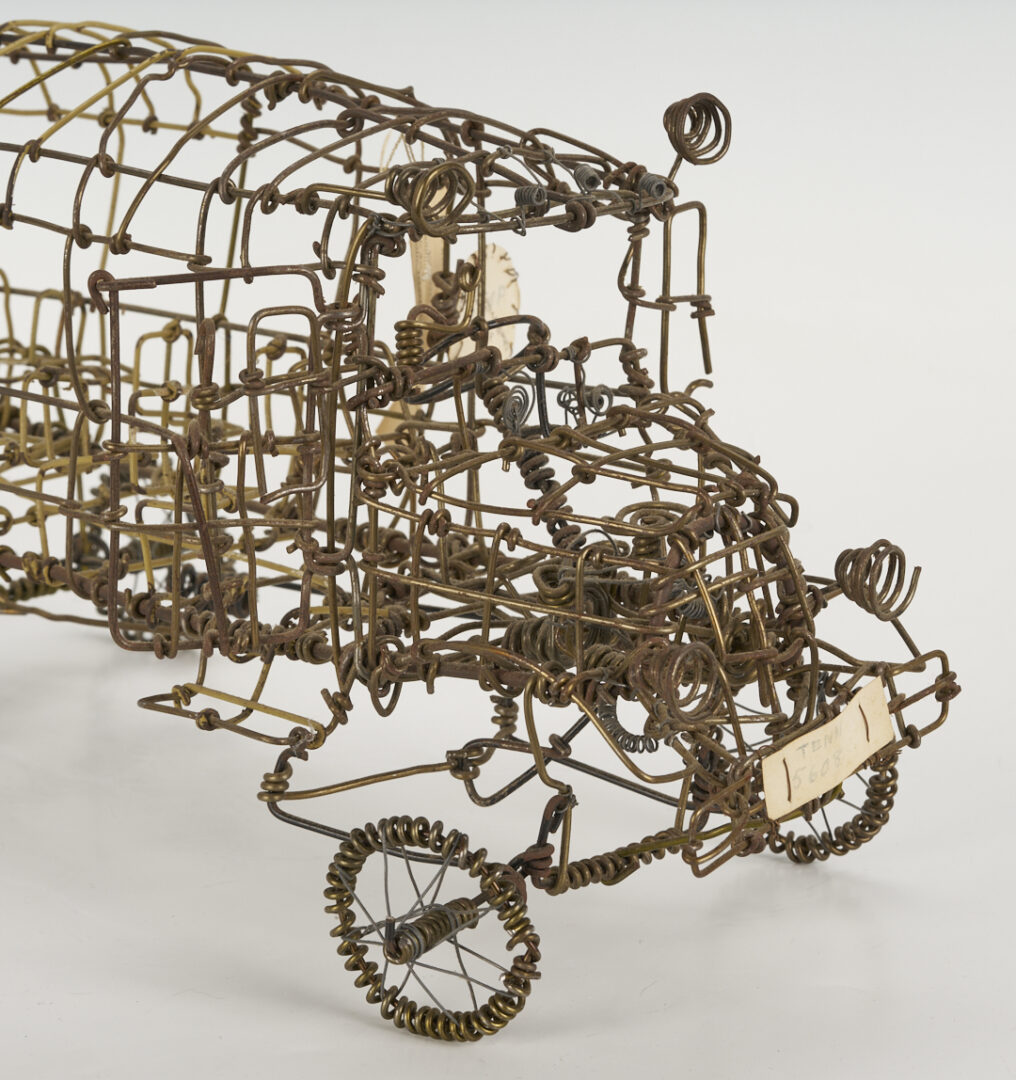 Lot 171: Vannoy Streeter Folk Art School Bus, Articulated