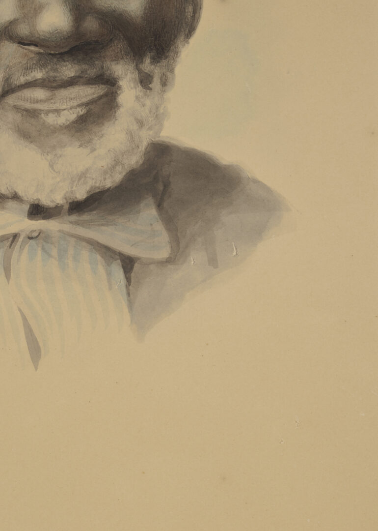 Lot 173: Maria Howard Weeden Watercolor Painting, Portrait of a Man