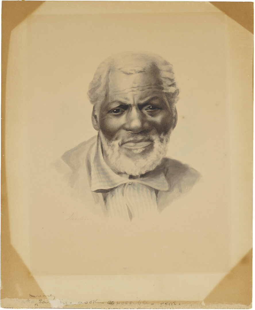 Lot 173: Maria Howard Weeden Watercolor Painting, Portrait of a Man
