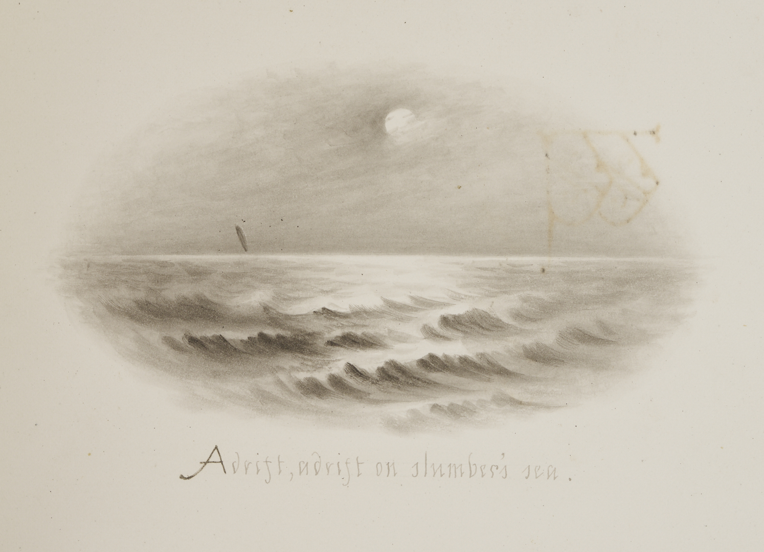 Lot 175: Maria Howard Weeden Original Watercolor Artist’s Book, A Serenade (from Ben-Hur)