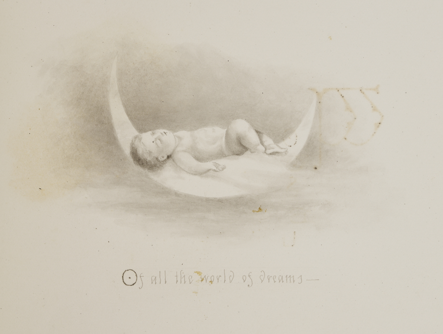 Lot 175: Maria Howard Weeden Original Watercolor Artist’s Book, A Serenade (from Ben-Hur)